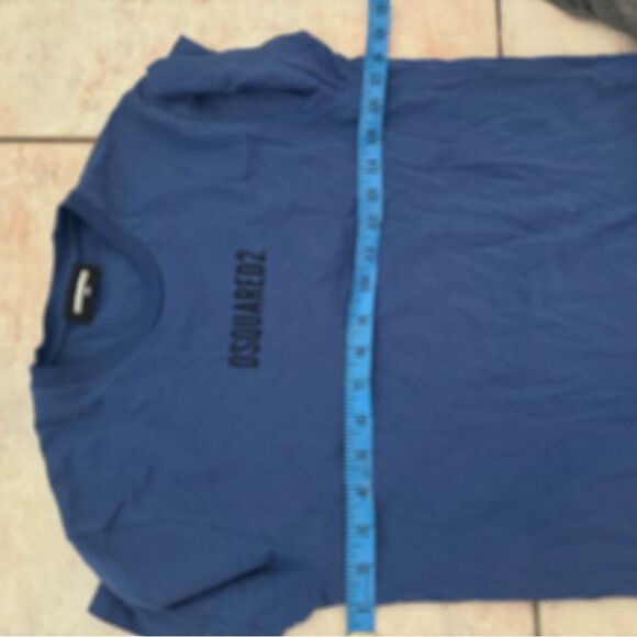 DSquared2 logo tee shirt big novelty tee top y2k designer unisex - Picture 3 of 7